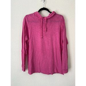 PINK Victoria's Secret small pink oversized lightweight‎ hooded pullover